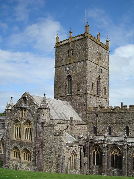 St Davids cathedrale tour Pays de Galles